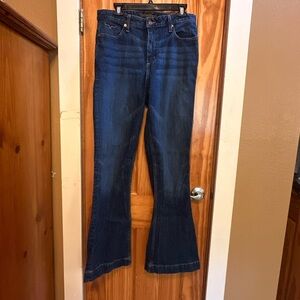 Kimes Ranch Dark Blue Flared Jeans